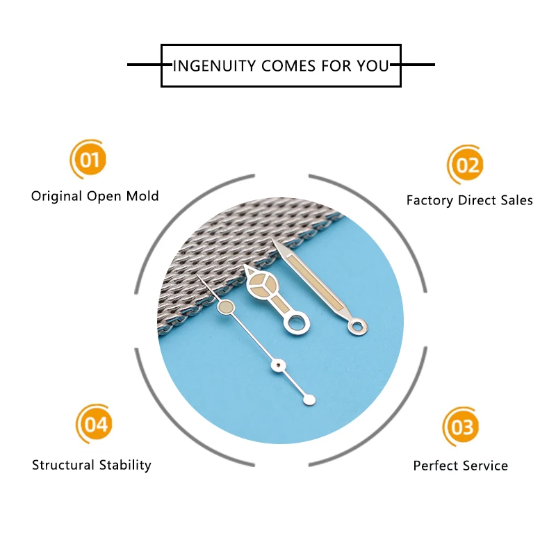 Watch Hands Of Watch Accessories Green Luminous Suitable For NH35/NH36 Movement SKX007 6105 Tuna Canned  Daytona Submariner GMT