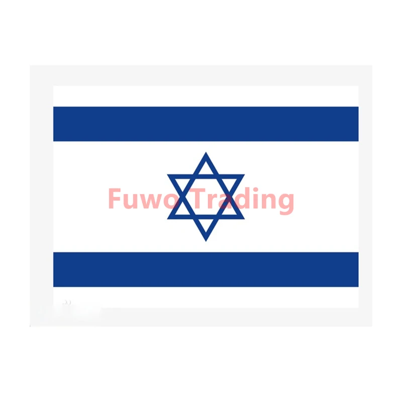 

15CM Hot Sell National Emblem Coat of Arms of Israel Decals for Mobile Phone Notebook Nickel Metal PVC Car Stickers 1PCS