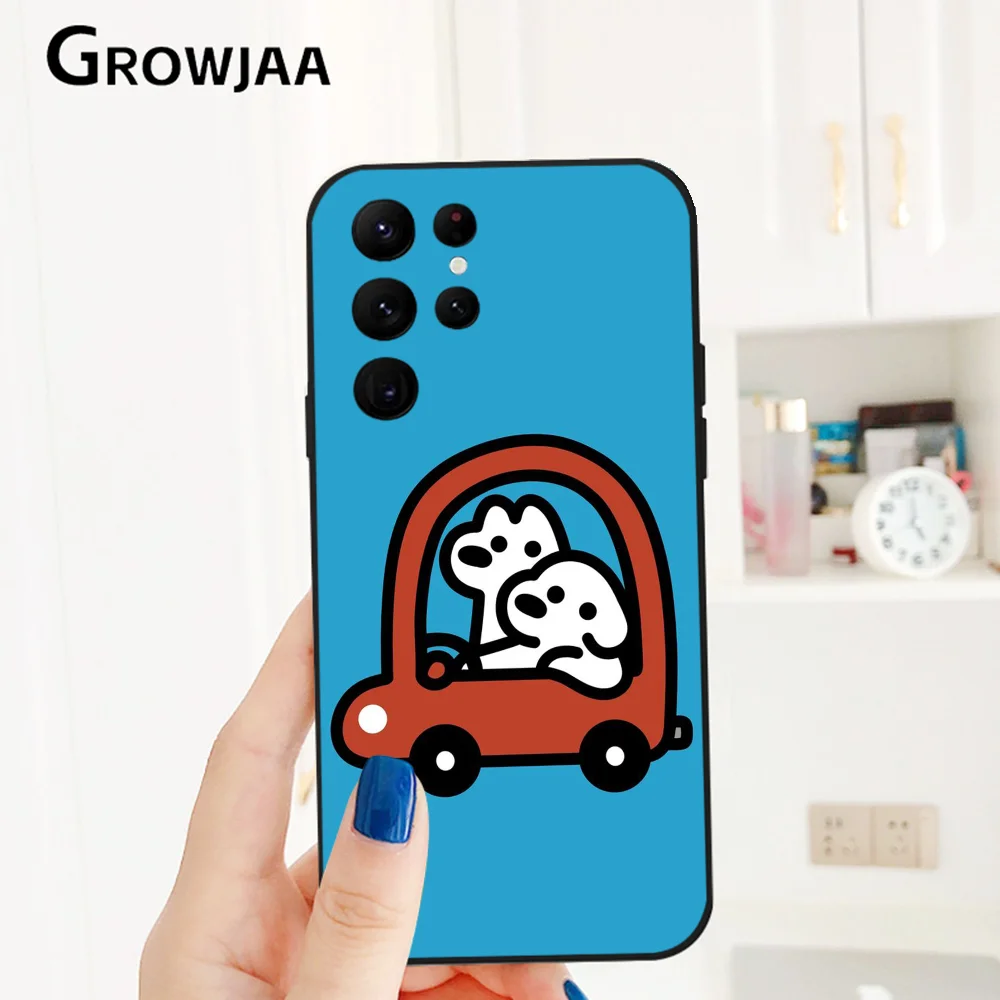 M-Matsui Art Phone Case for Samsung Galaxy S24 Ultra S22 S23 S21 S20 5G Protective Silicone TPU Funda