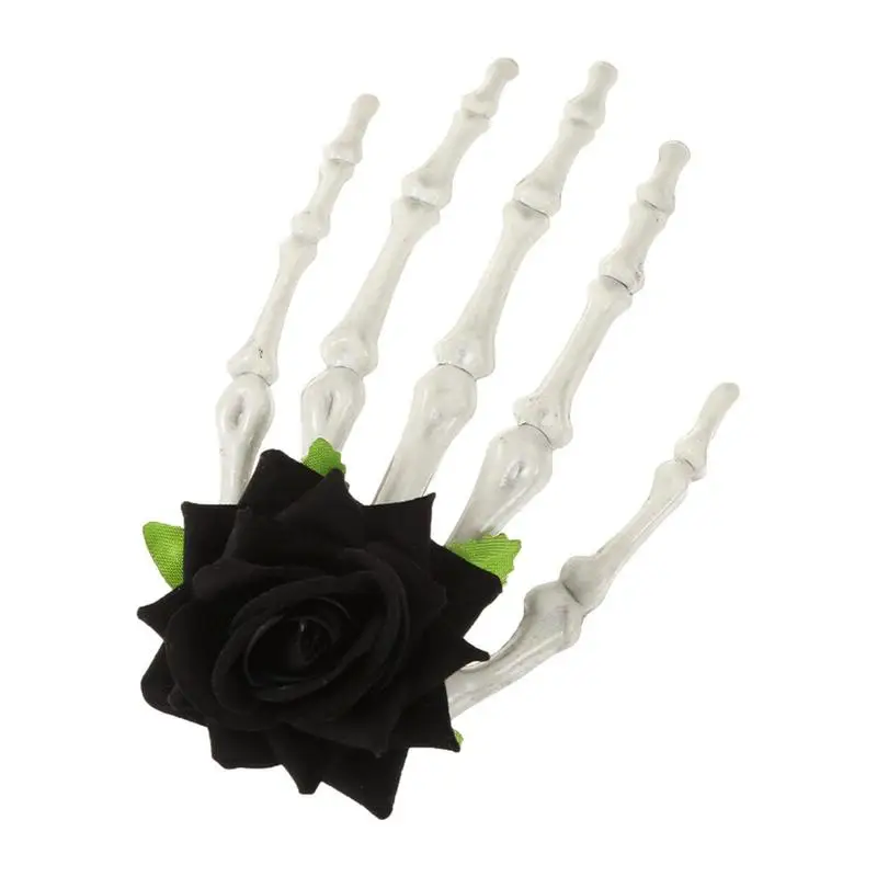 

Skull Barrette Halloween Hairpin Skeleton Hand Bone Hair Clip Fluorescence Party Cosplay Decor Headwear Hair Accessories Fashion