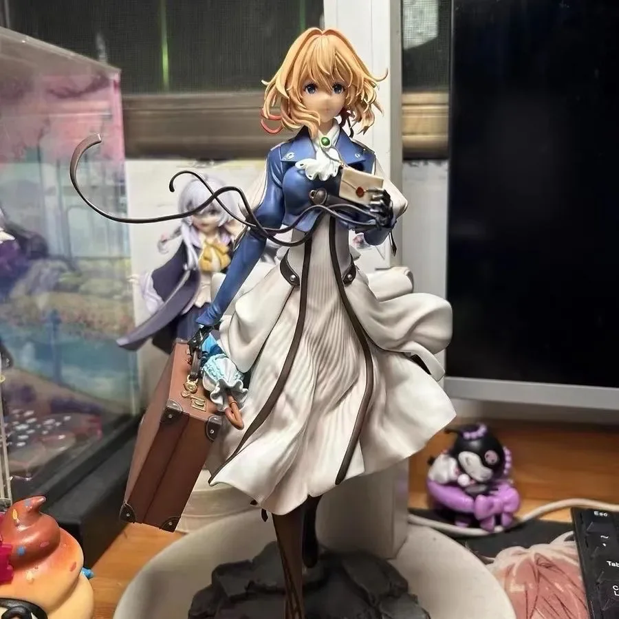 Фигурки аниме Violet Evergarden фиолетовая фигурка милая девушка модель из ПВХ статуя