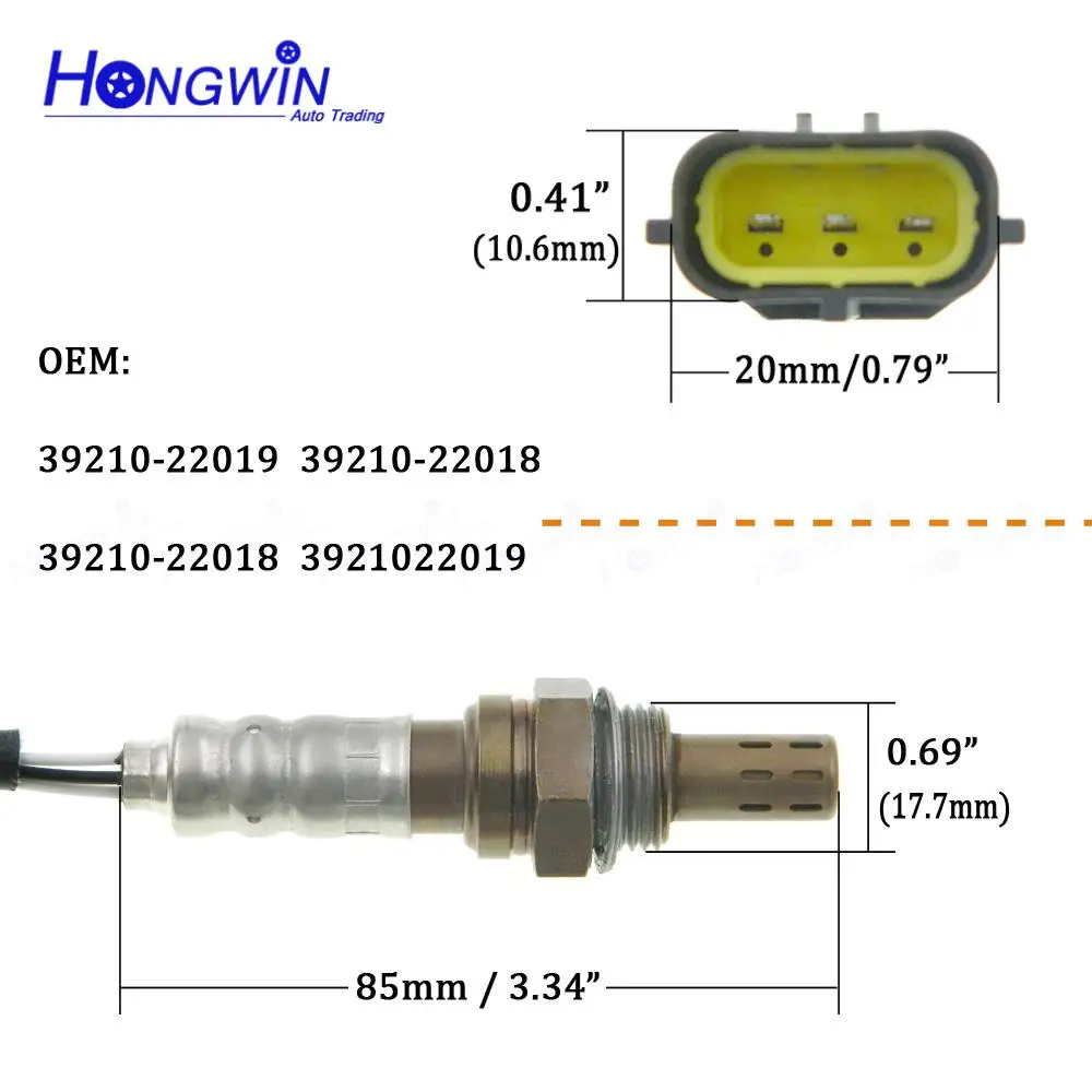 Датчик кислорода для Hyundai Accent Excel Elantra G4EH G4EK 39210-22019 F62Z9F472AA соотношение воздуха и