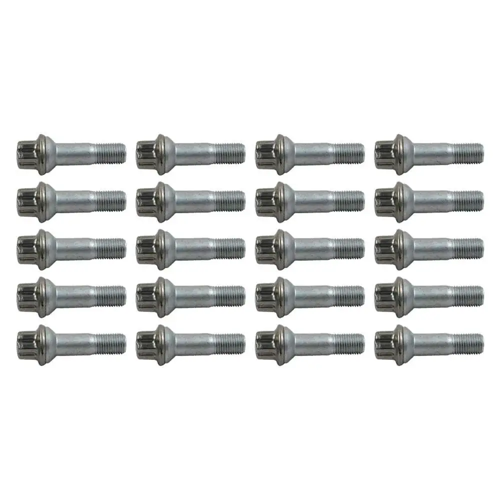 

AP02 Set of 20 For Mercedes Benz Lug Bolts Nuts ML550 ML350 S500 GLK350 S550 CL500 GL450 M14x1,5 mm