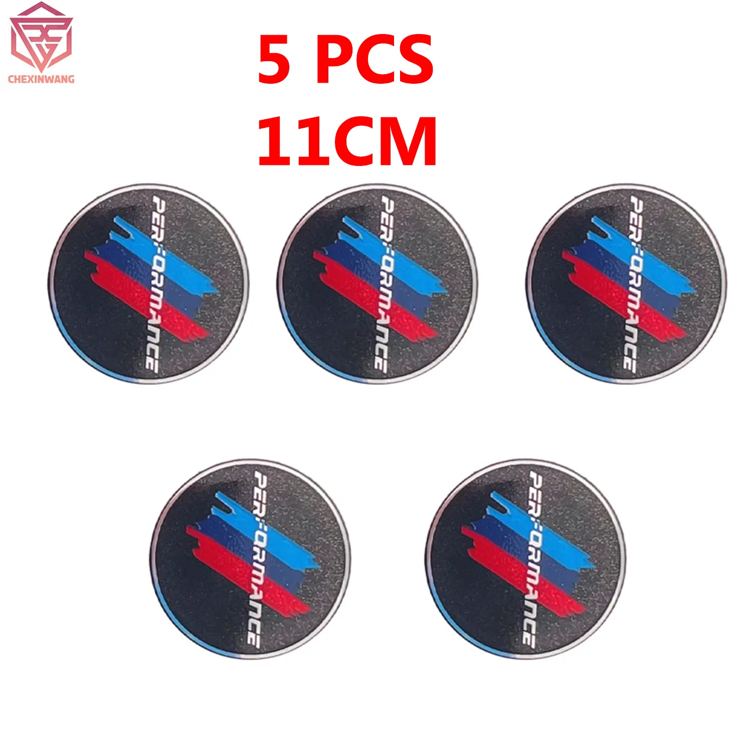 

5PCS 11mm M Power Performence Remote Key Badge Emblem Metal Sticker Replacement for BMW Logo 3/5/Series Z4 X3 X4 X5 X6 F Series