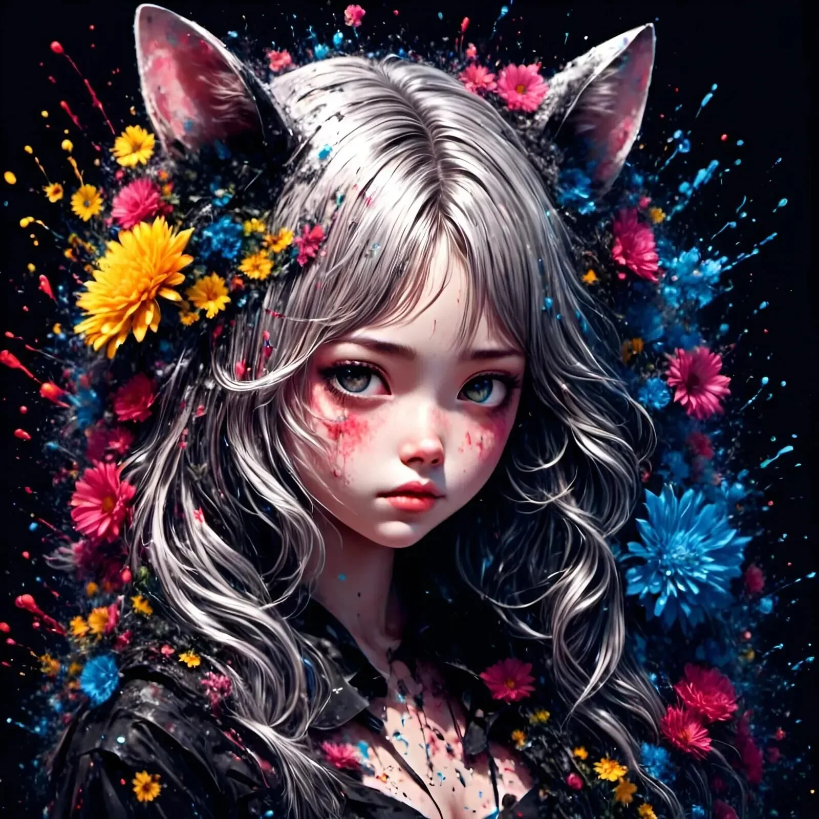 

Sunature Diamond Painting Art Full Square Round Drills Fairy Girl Diamond Painting Kit