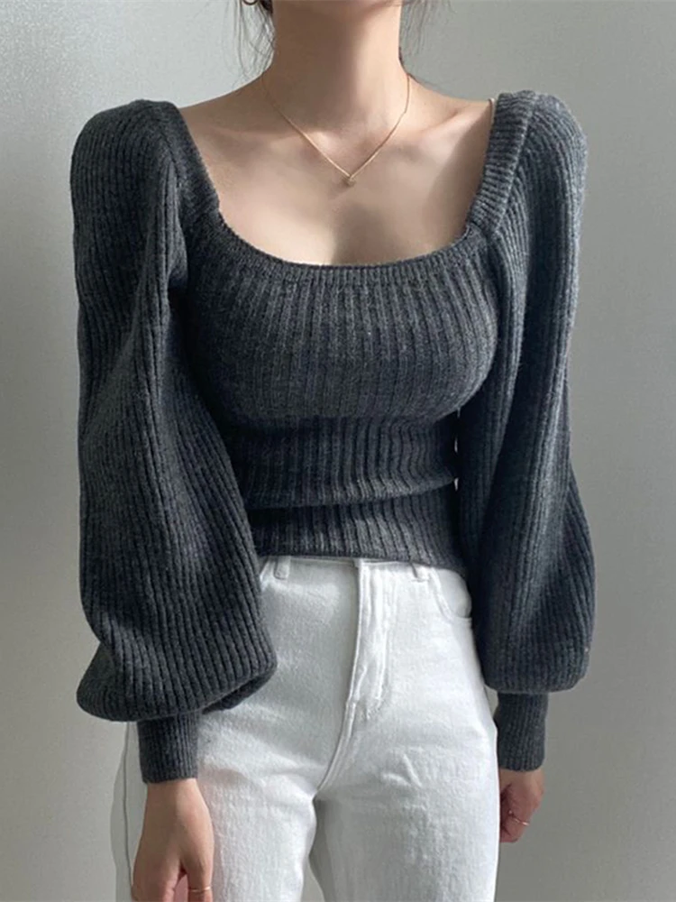 

Sweater Women Winter Pullover Girls Sweater Knitting Tops Vintage Long Sleeve Fall Elegant Female Knitted Outerwear Warm Vintage