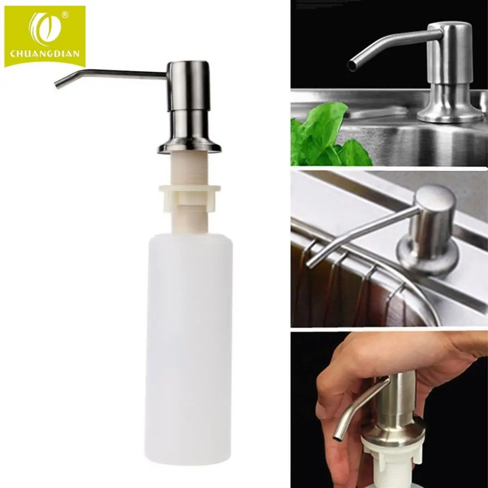 

CHUANGDIAN Kitchen Soap Dispenser Bathroom Detergent Dispenser for Liquid Soap Lotion for home hotel Bathroom shower room