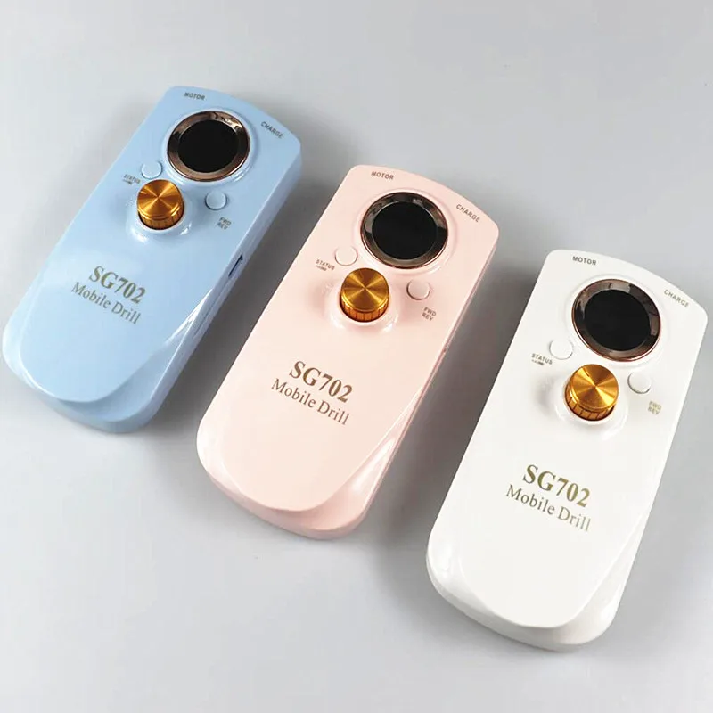 

Portable Rechargeable Nail Drill Machine 35W 35000RPM Manicure Machine Electric Nail File Nail Art Tools Set for Nail Drill bits