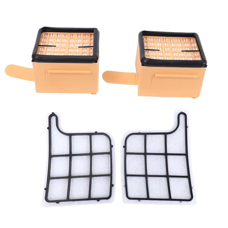 

filter set 2 motor protection filter (motor filter) + 2 HEPA (micro) filters / microfilter / hepafilter suitable For Vorwerk Kob