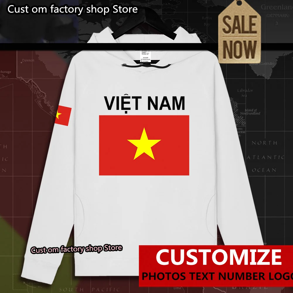 

VietNam VietNamese Viet Nam VNM mens hoodie pullovers hoodies men sweatshirt streetwear clothing hip hop tracksuit nation fla