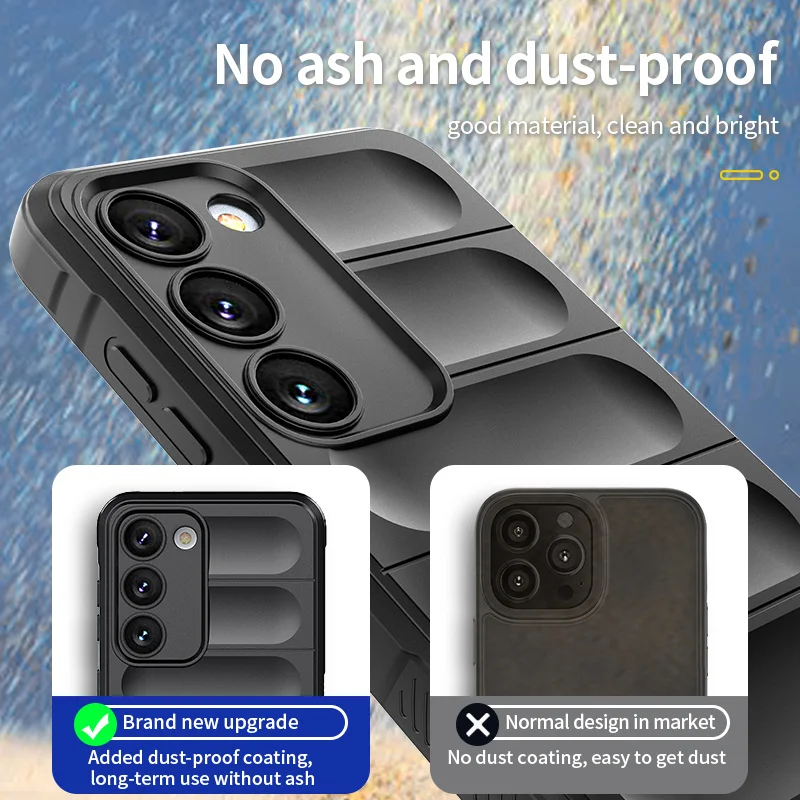 For Cover Samsung Galaxy S23 Case For Samsung S23 Cover Capa Funda Soft Silicone Skin-Friendly TPU Phone Bumper Galaxy S23