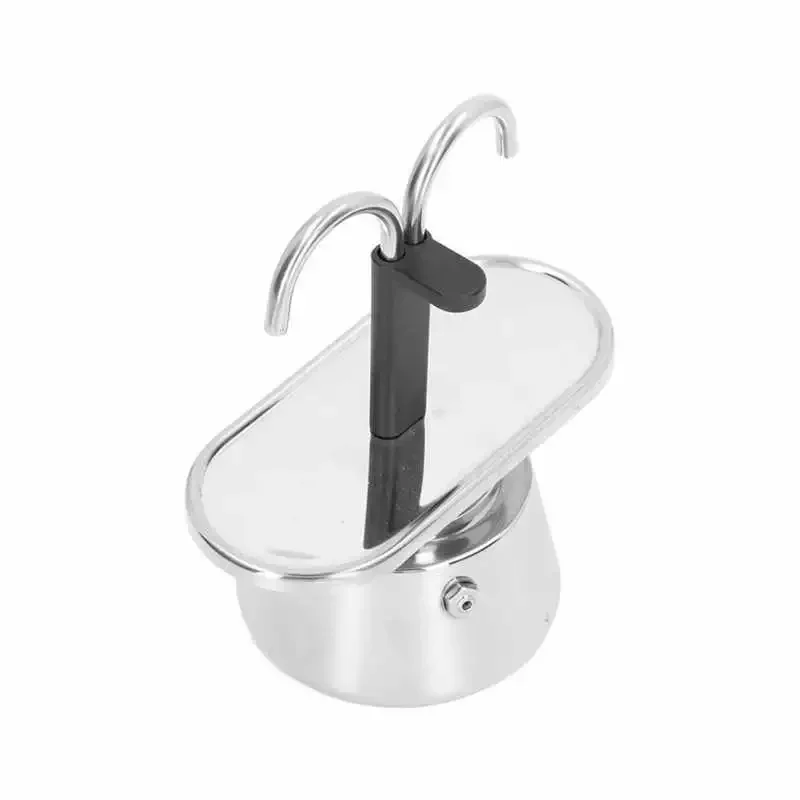 

Итальянская кубинская Кофеварка из нержавеющей стали с двойной трубкой, Мока, мокко, горшок для капучино, Espressoes Latte бытовые кухонные приборы