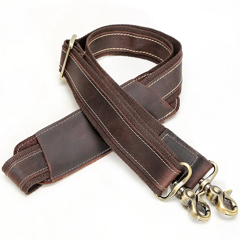 

Genuine Leather Shoulder Bag Strap for Crossbody Bag Men Accessories O Bag Belt Handle Handbag Straps Adjustable for Messenger