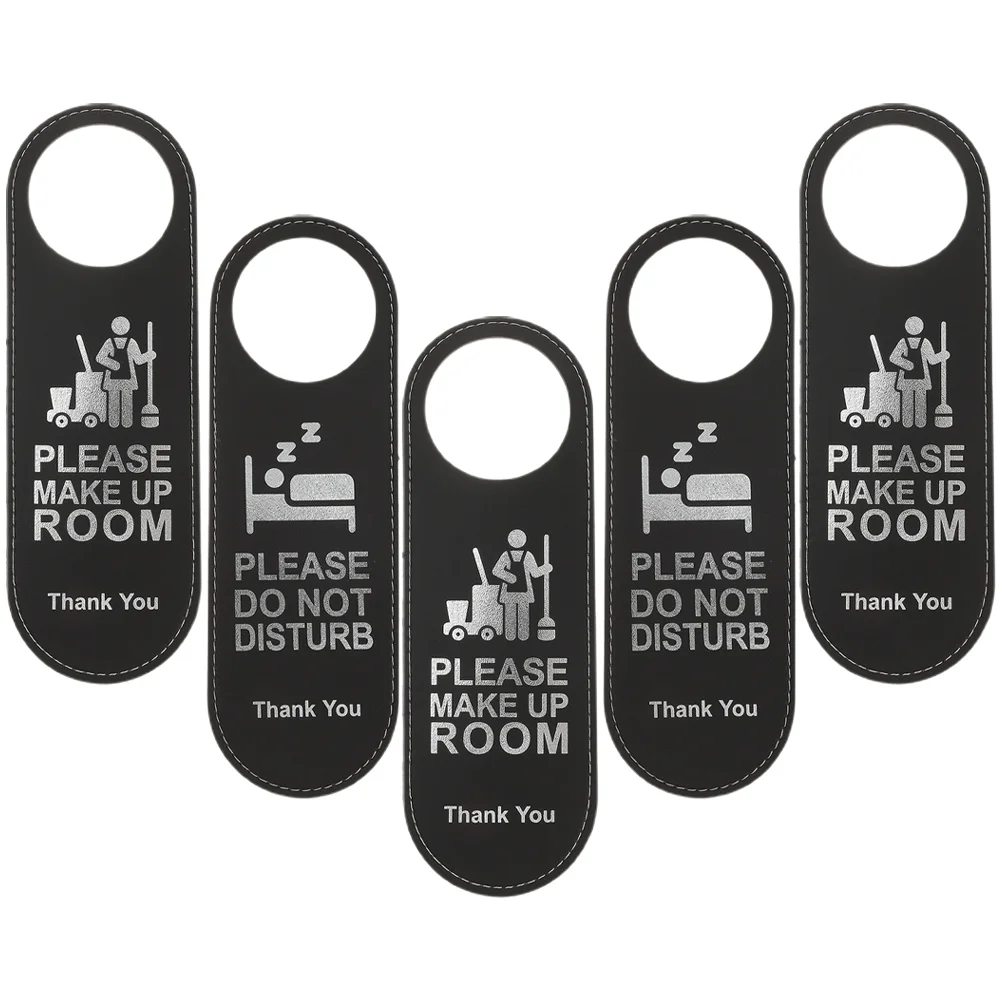

Please Do Not Disturb Do Not Disturb Sign Double-Sided Door Knob Sign Please Make Up Room Sign Clean Double Billboard