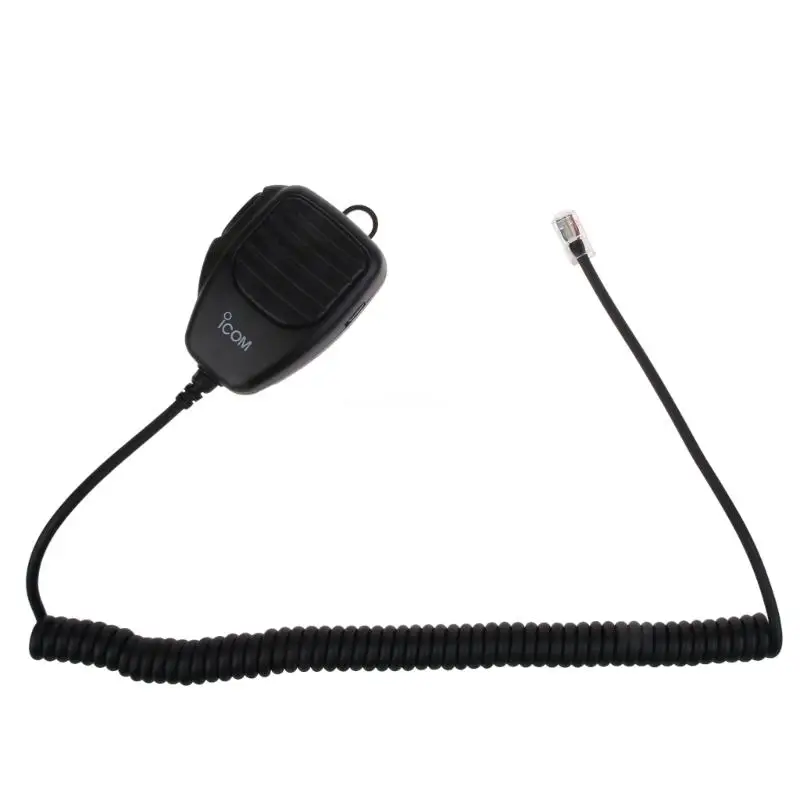 

Headphone Jack Speaker-Mic Portable Handheld Walkie-Talkie Radio Microphone Dustproof used for HM-118N IC-706 IC-2100H Dropship
