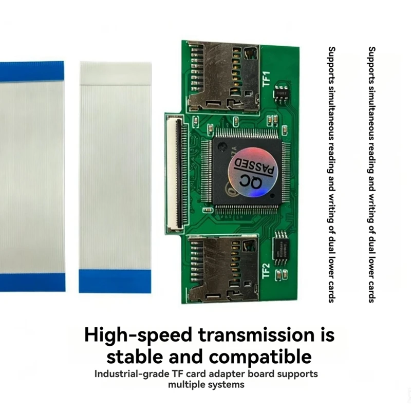 Адаптер-конвертер DT23 Dual TF Card to CE ZIF для iPod, ПК, DVR, iFlash Modding с поддержкой одновременного чтениязаписи. (art.: 3920dd0779880) - 3920dd0779880