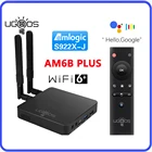 ТВ-приставка UGOOS AM6B PLUS, Android 2,2, 4 + 32 ГБ, Wi-Fi