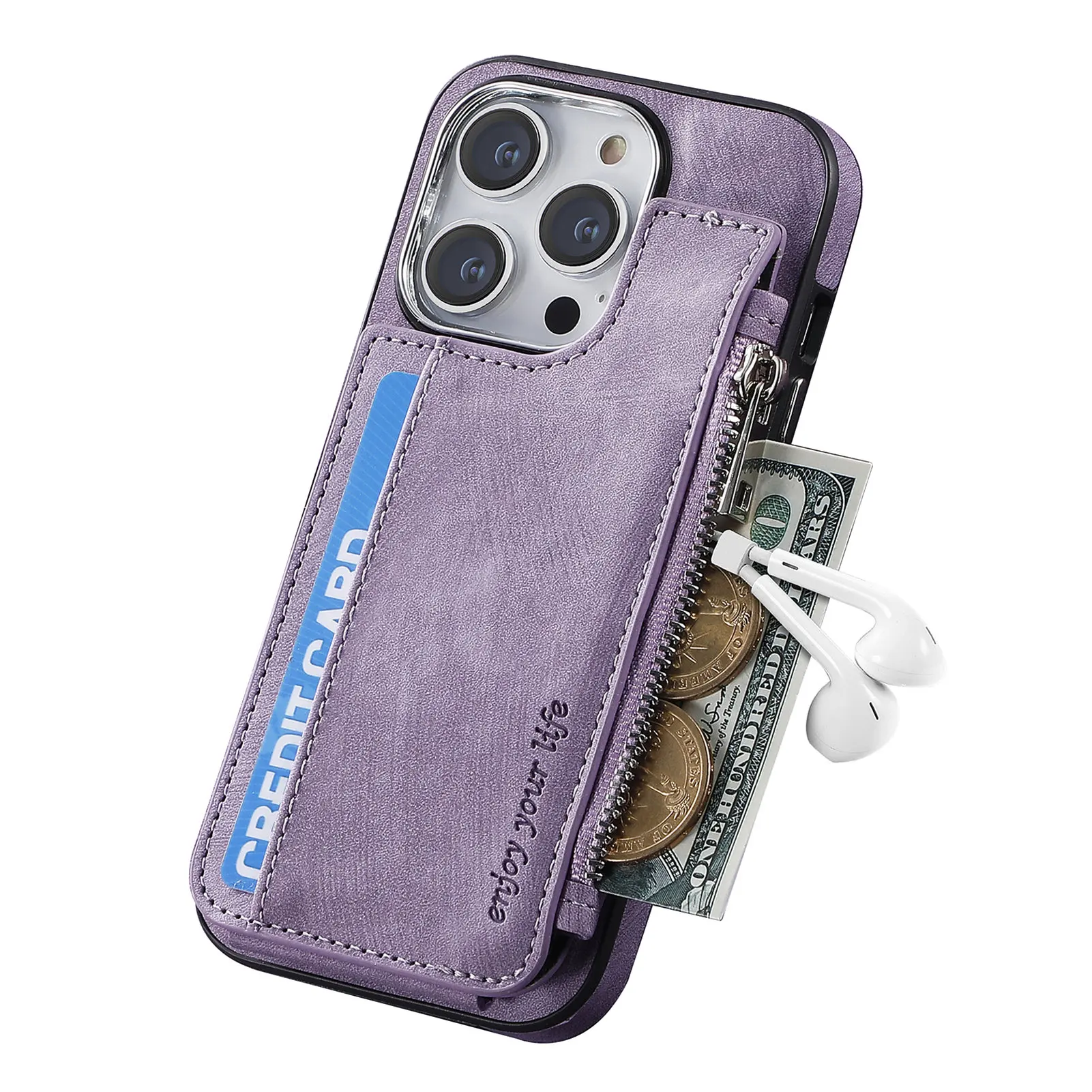 

Retro Magnetic Suction Leather Mobile Phone Case For iPhone15 14 13 12 11 X XR XS Pro Max 7Plus 8 Card Slot Wallet Wireless Char