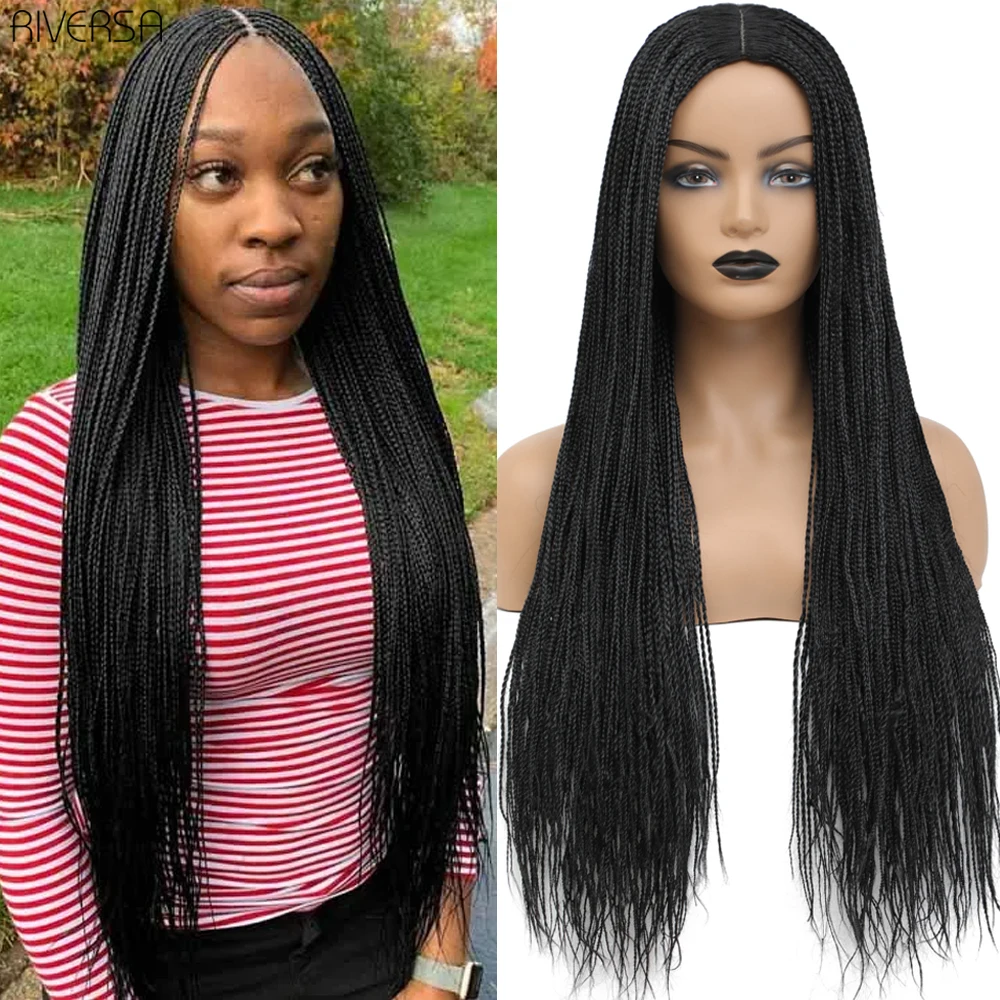 Synthetic Wigs Box Braided Wigs for Black Women 26