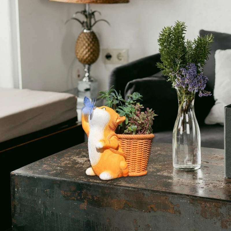 Милый кот форма для эпоксидной смолы держатель ручки горшок силиконовая