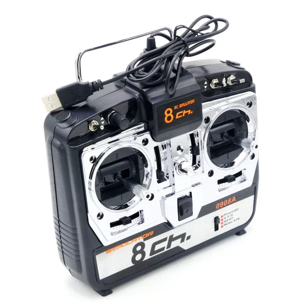 8CH 16 в 1 RC Flight Simulator JTL-0908A Поддержка Realflight G7 Phoenix 5.0 XTR Вертолет с дистанционным