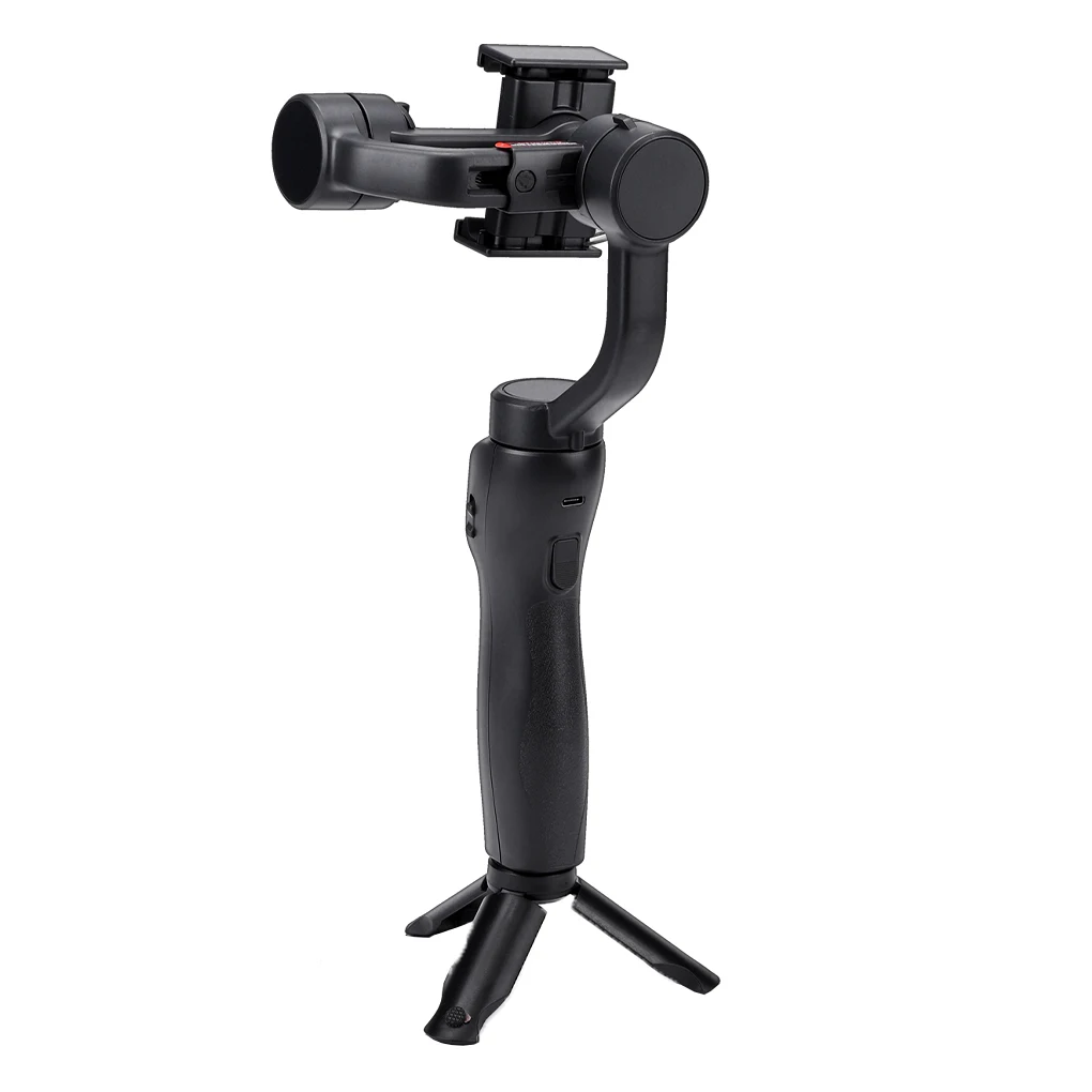 

Universal 3-axis Monopod Rotating Phone Stabilizer Portable Electric Rechargeable Gimbal Bracket Photo Shooting