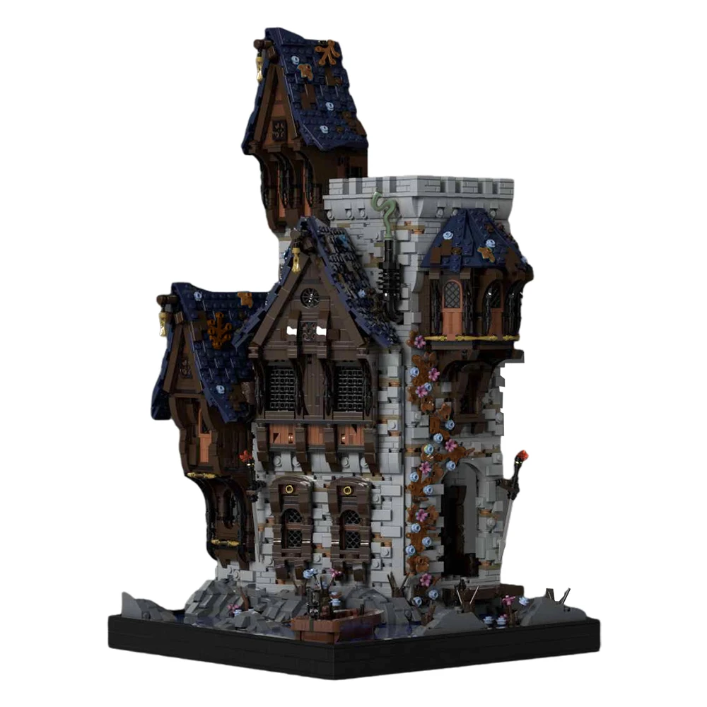 

MOC The Medieval Krylhan Set Retro Dark Dreamer Architecture Bricks Game Castle Building Blocks Toys For Children Birthday Gifts