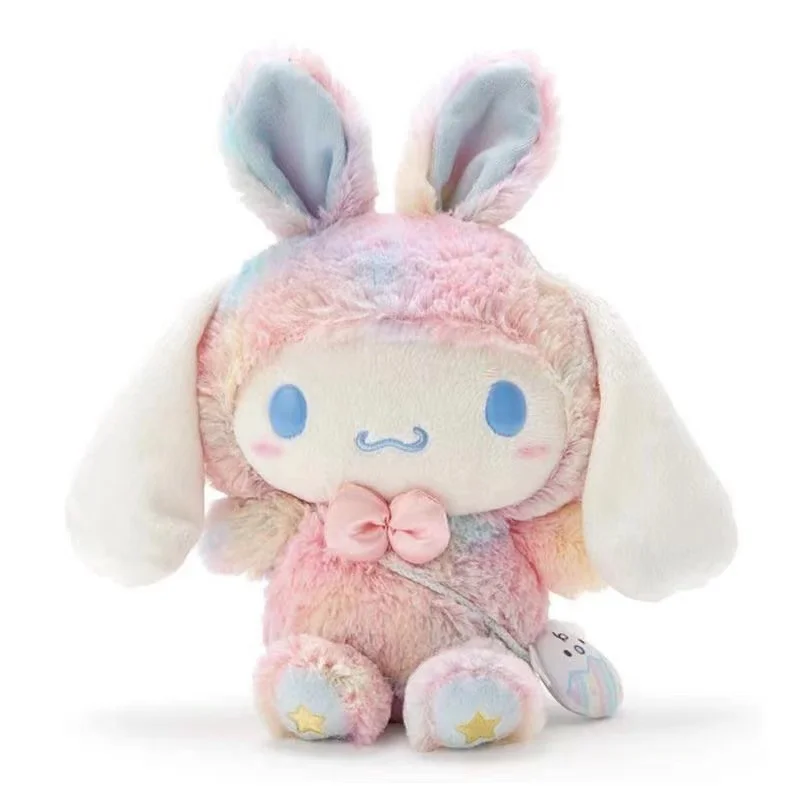 

Новинка Аниме Фигурка Sanrio Kawaii Cinnamoroll Пасхальная Ограниченная серия Hello Kitty очень милая из безопасного материала подарок для детей