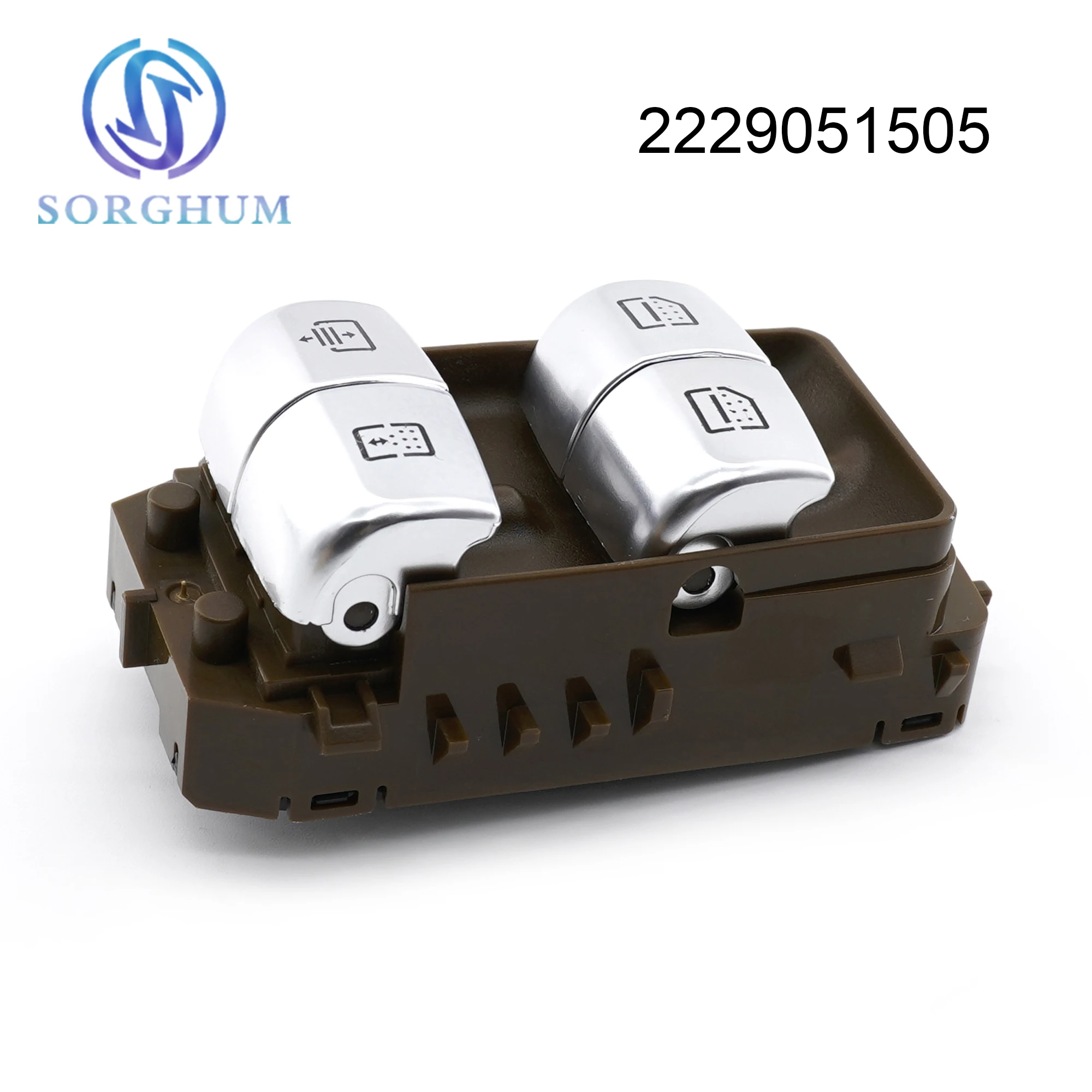 

Sorghum 2229051505 New Master Power Window Control Switch For Mercedes-Benz W222 W213 S550 S600 S63 S350 S400 E200 E220 E43 AMG