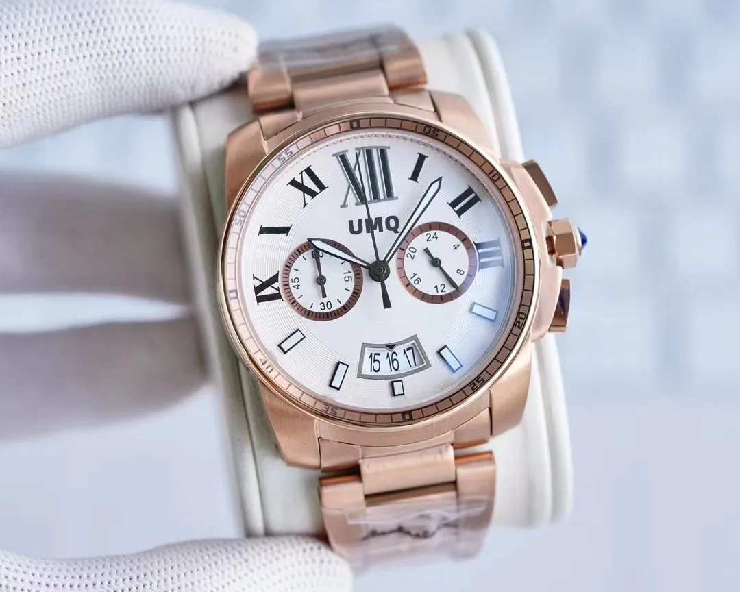 

2022 мужские полнофункциональные кварцевые часы с хронографом и резиновым ремешком, высококачественные 316 тонкие стальные чехлы от лучшего б...