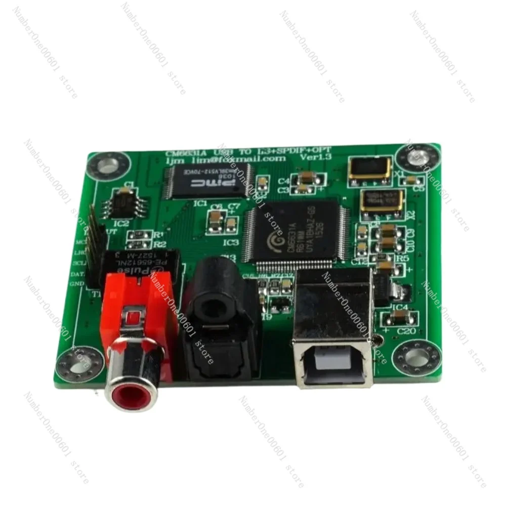 Hifi CM6631A цифровой интерфейс USB DAC к коаксиальному оптическому выходу SPDIF I2S