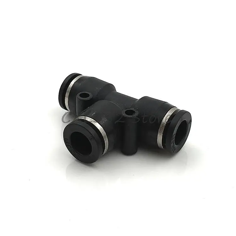 

10 шт., 10-8 12-8 PEG, черный редуктор, 3 пневматического быстрого разъема