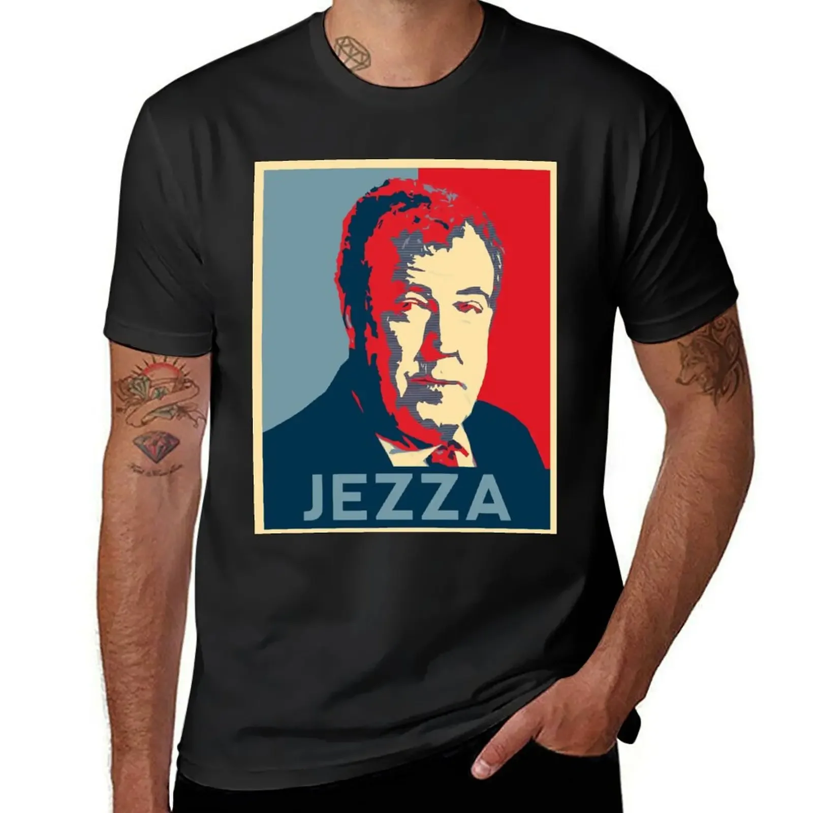 Футболка Jeremy Clarkson-Jezza таможенный дизайн футболка на заказ лето 2025 мужская