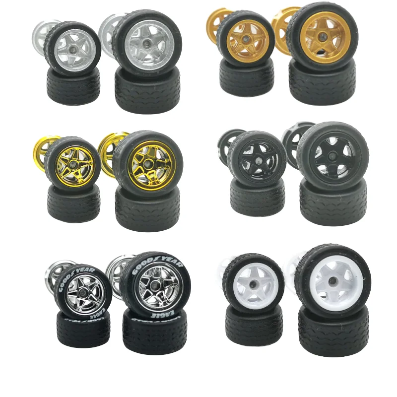 1 компл. 1/64 Легкосплавные передние маленькие задние большие колеса