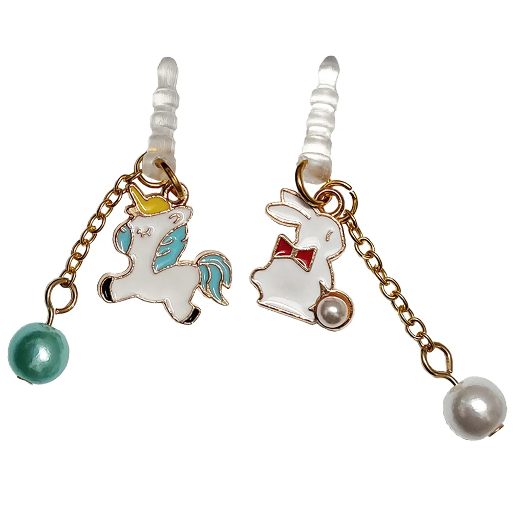 

Charm Plug Jack Earphone Cap Headphone Pendant Cover 3.5Mm Cellphone Port Charms Charging Diy Cell Accessories Hole Tablet