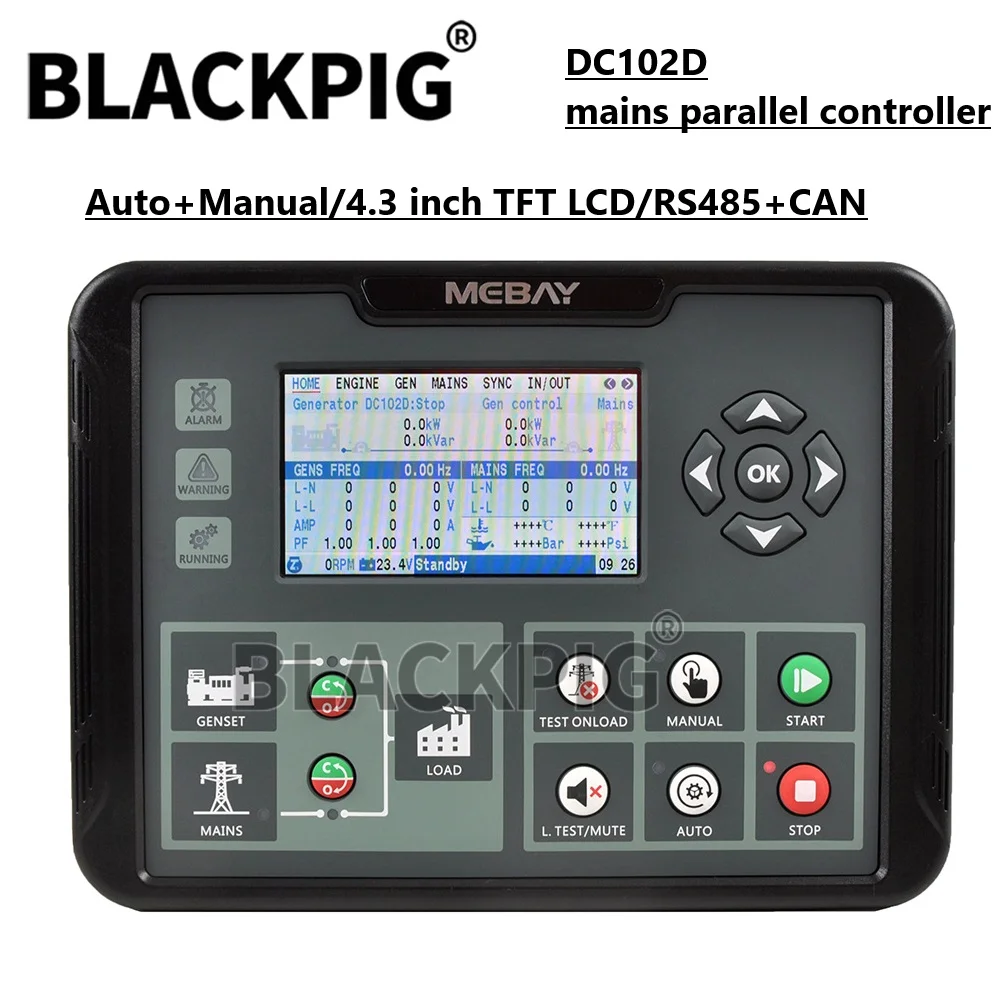 DC100D DC102D Mebay Genset параллельный контроллер дизельный генератор плата управления