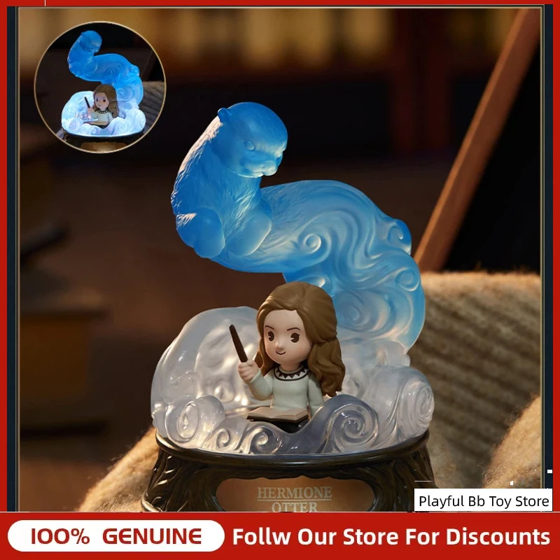 Фото Оригинальная фигурка из серии Pop Mart Harry Potter Patronus, коллекционная игрушка-кукла, таинственная коробка с праздничной тематикой для поклонников. №5