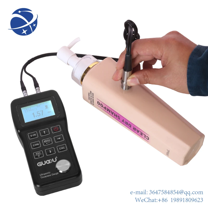 

Yun YiDigital METAL GLASS CERAMIC PLASTIC PORTABLE ULTRASONIC THICKNESS GAUGE