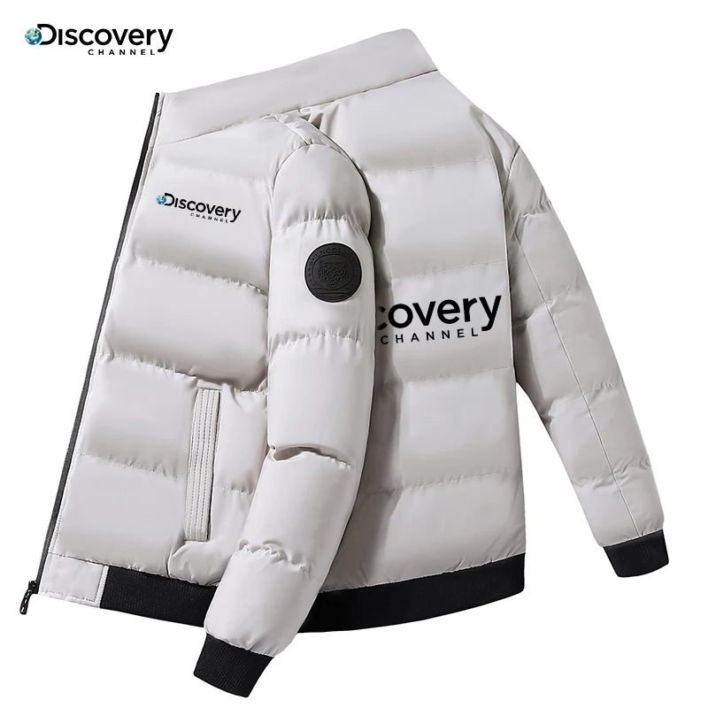 

New Discovery Channel Outdoor Thermal Jacket Men's Casual Outer Premium Heavyweight Parka Style Winter Thermal Clothing