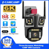 Умная PTZ Wi-Fi камера с тремя объективами