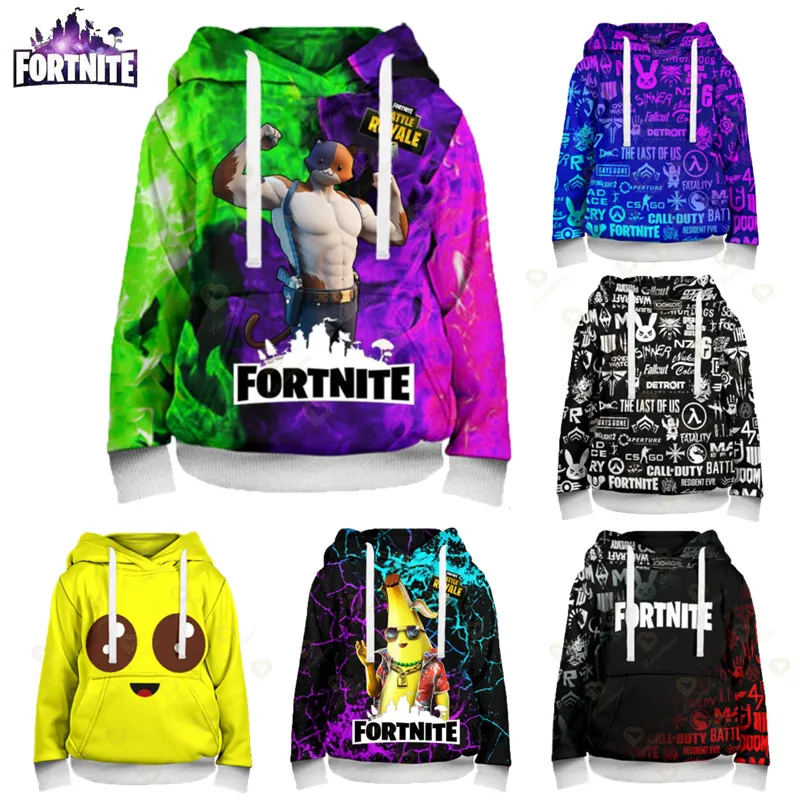 

New Design Fortnite Hoodie Hero Print Sweatshirt Casual Kids Hoodies Children Adult Men Women Boys Girls 3d Clothes