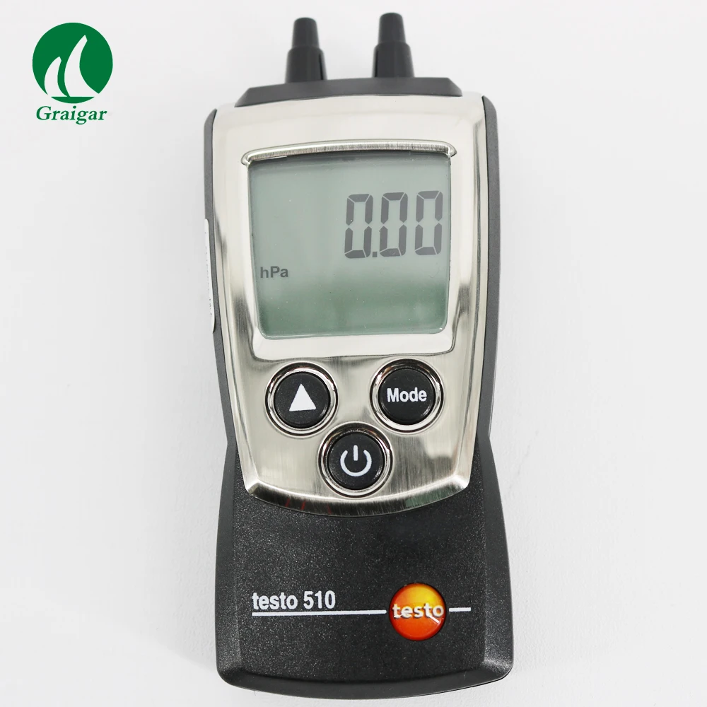 

testo510 Mini Differential Pressure Tester With Temperature and Air Density Compensated Difference Pressure Meter