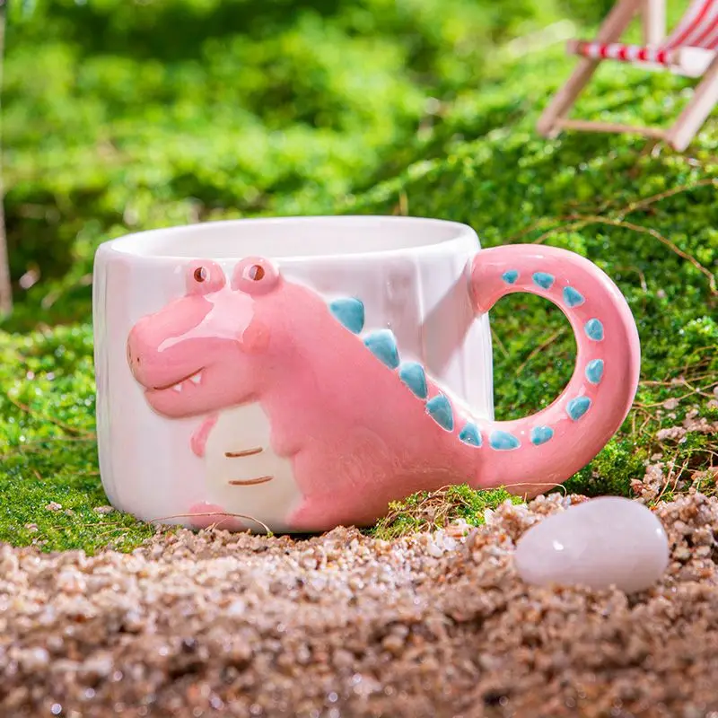 

Керамическая кружка Макарон цвет маленького динозавра