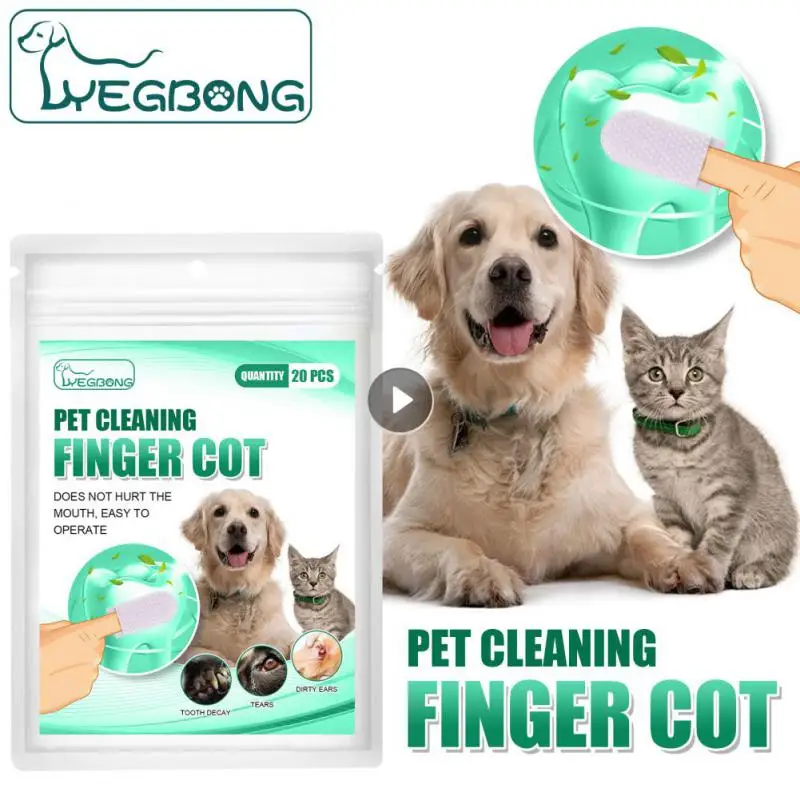 

Зубная щетка для собак, многоразовый прибор для чистки питомцев с мощным трением и пригоном на палец