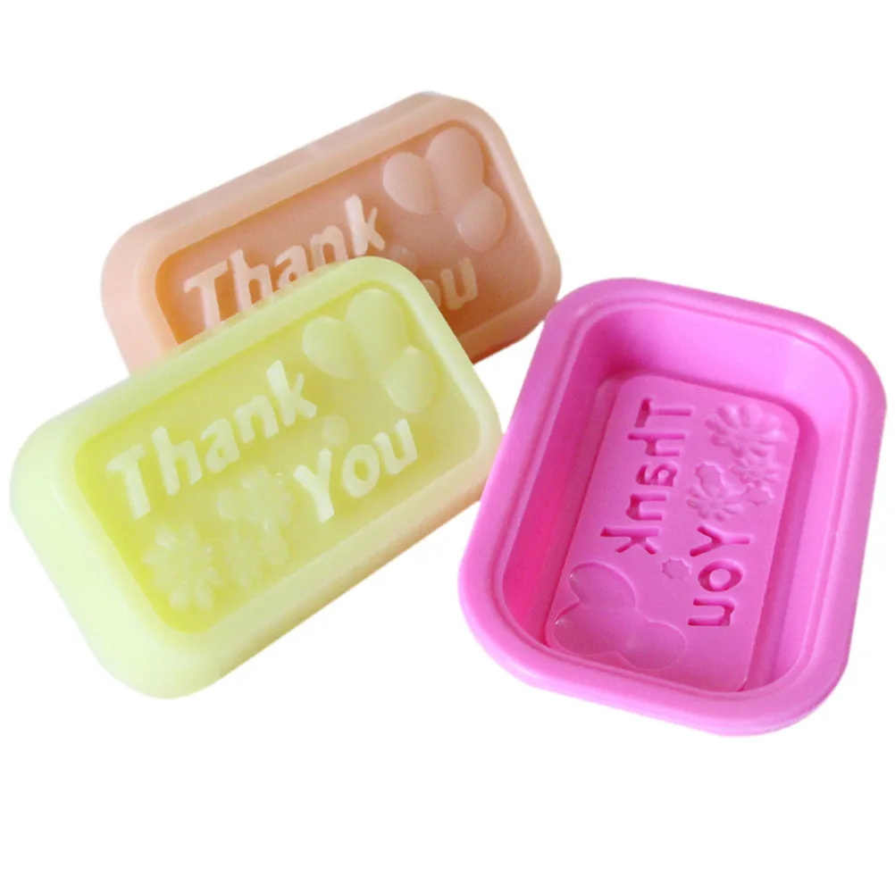 

1PC Silicone "thank You " Ice Cube Candy Chocolate Cake Cookie Cupcake Soap Molds Mould Tool Accessories Randomly Send