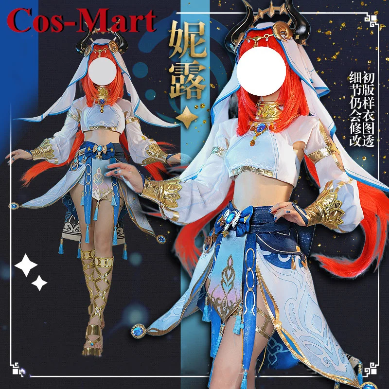 

Cos-Mart New Game Genshin Impact Nilou Cosplay Costume Elegant Gorgeous Dancer Uniforms Skirt Activity Party Role Play Clothing