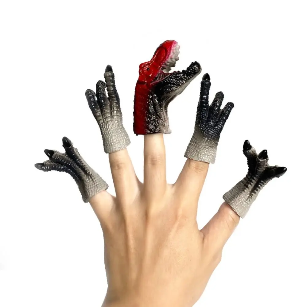 5 шт. мультяшный динозавр пальчиковая кукла яркая мини-кукла