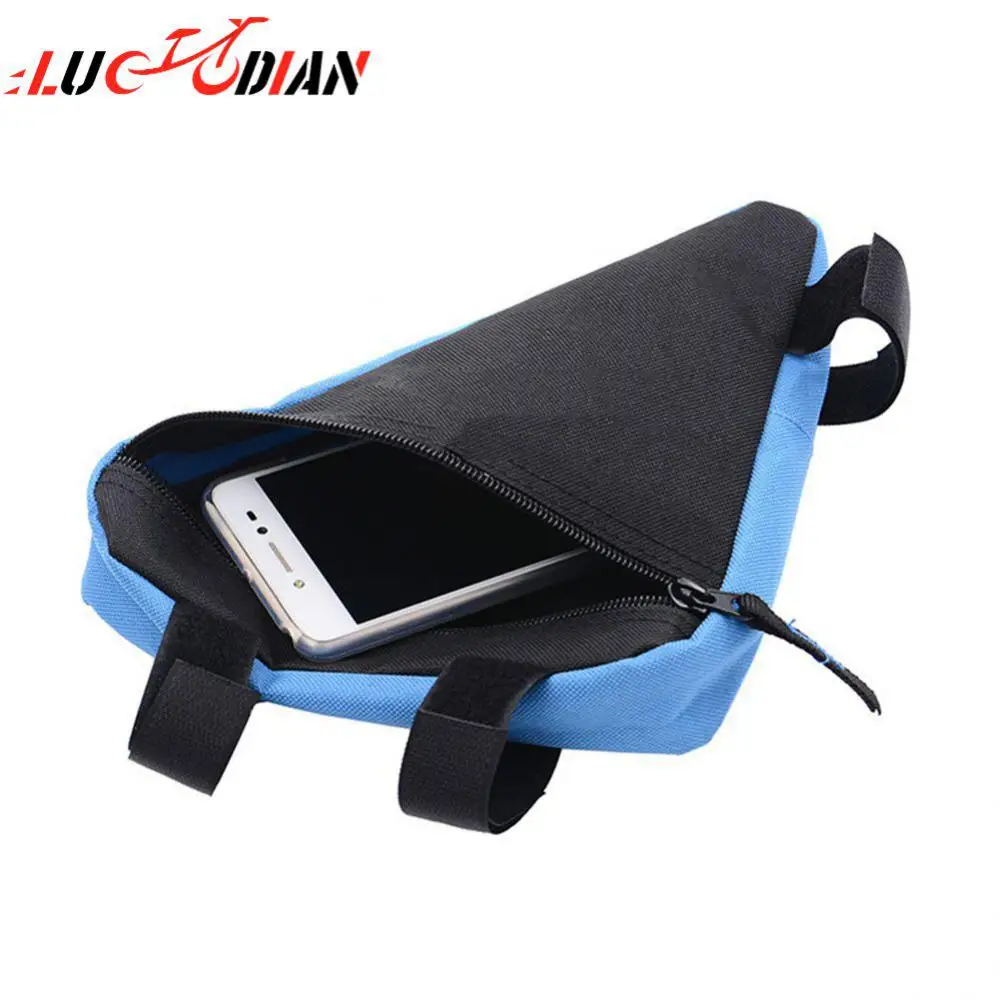 

Large-capacity Mountain Beam Package Waterproof Polyester Nylon Bicycle Triangle Bag Portable Bike Tail Bag Riding Equipment 1l
