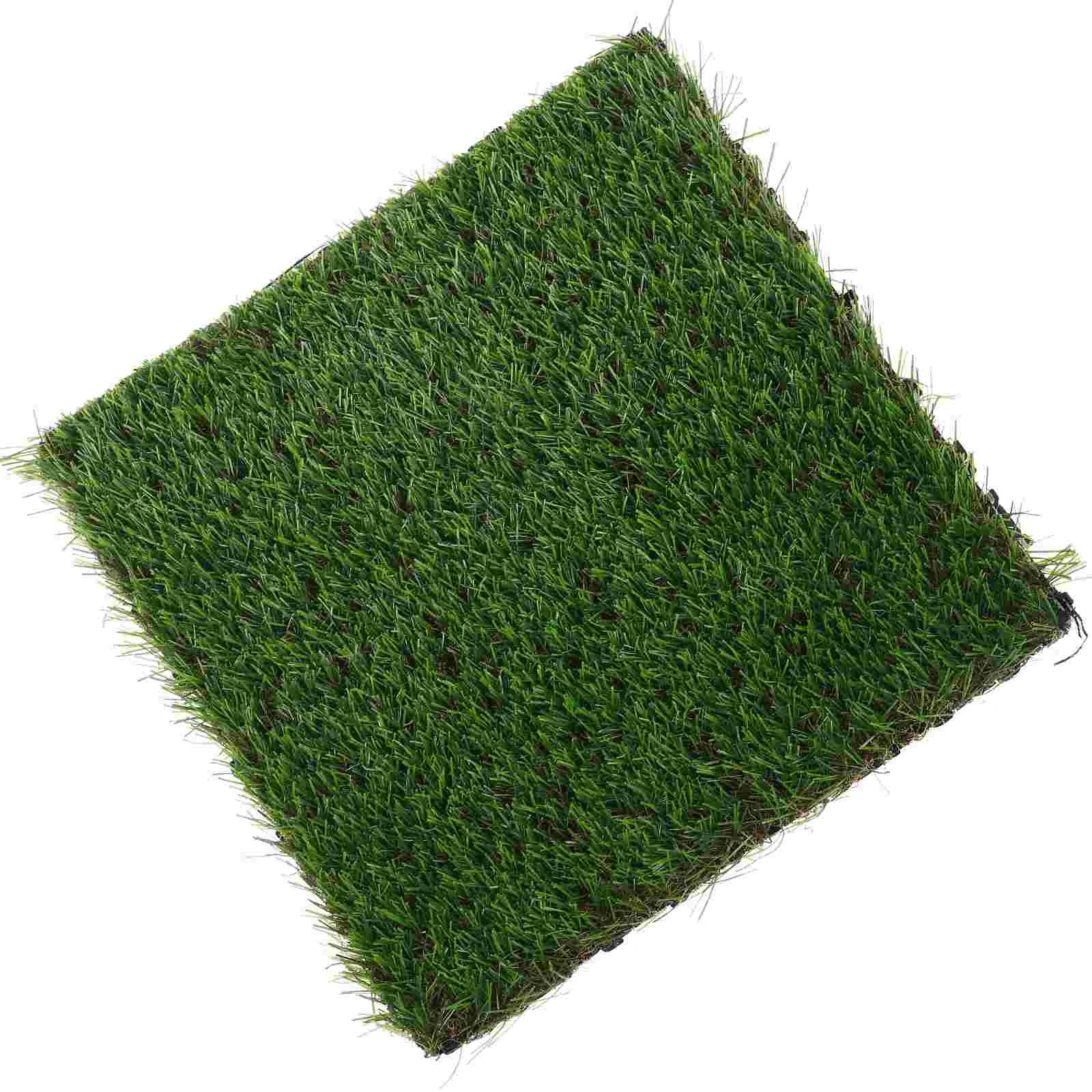 

Flooring Artificial Grass Turf Water Proof Fake Patio Interlocking Balcony Decor Garden