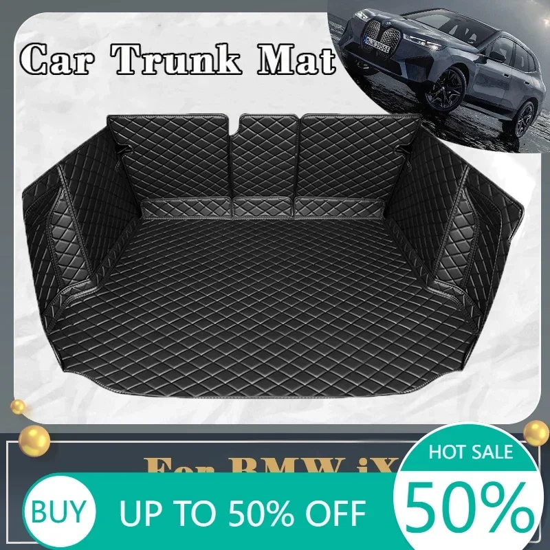 Коврик в багажник автомобиля для BMW iX M60 2022 2023 2024 грязеотталкивающий полностью